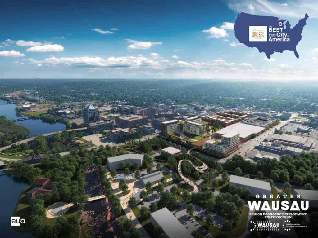 Mall redevelopment Wausau Opportunity Zone Overhead