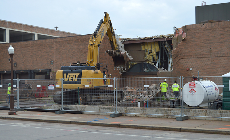 Sears Building May 21, 2021 demolition