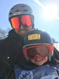 Brian Grefe Skiing with Family