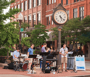 Music on the Streets in downtown Wausau