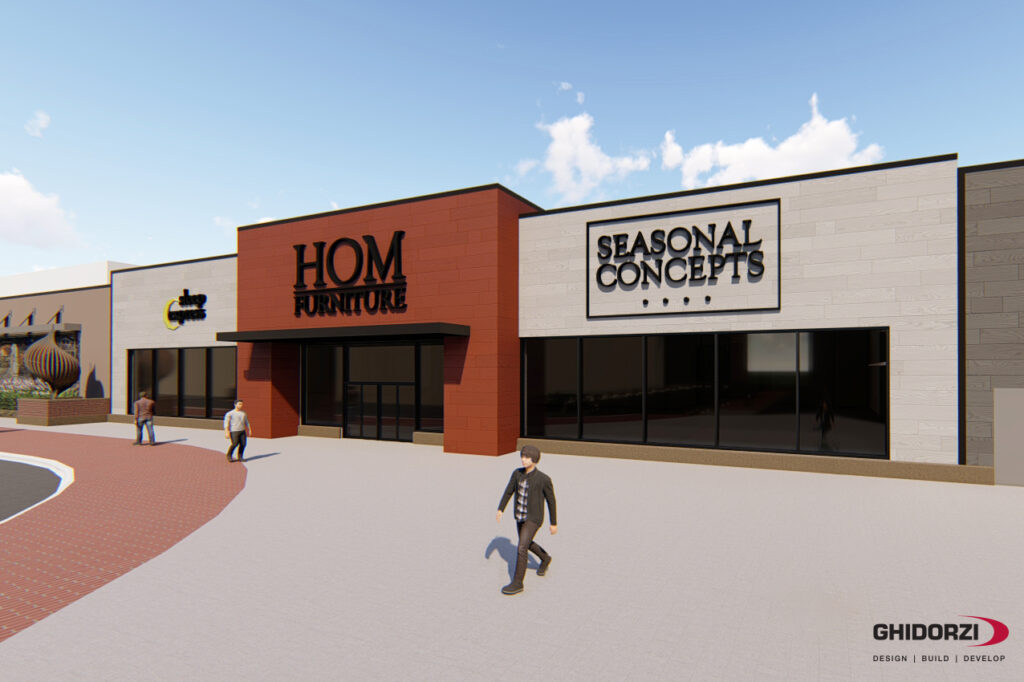 HOM Furniture New Facade