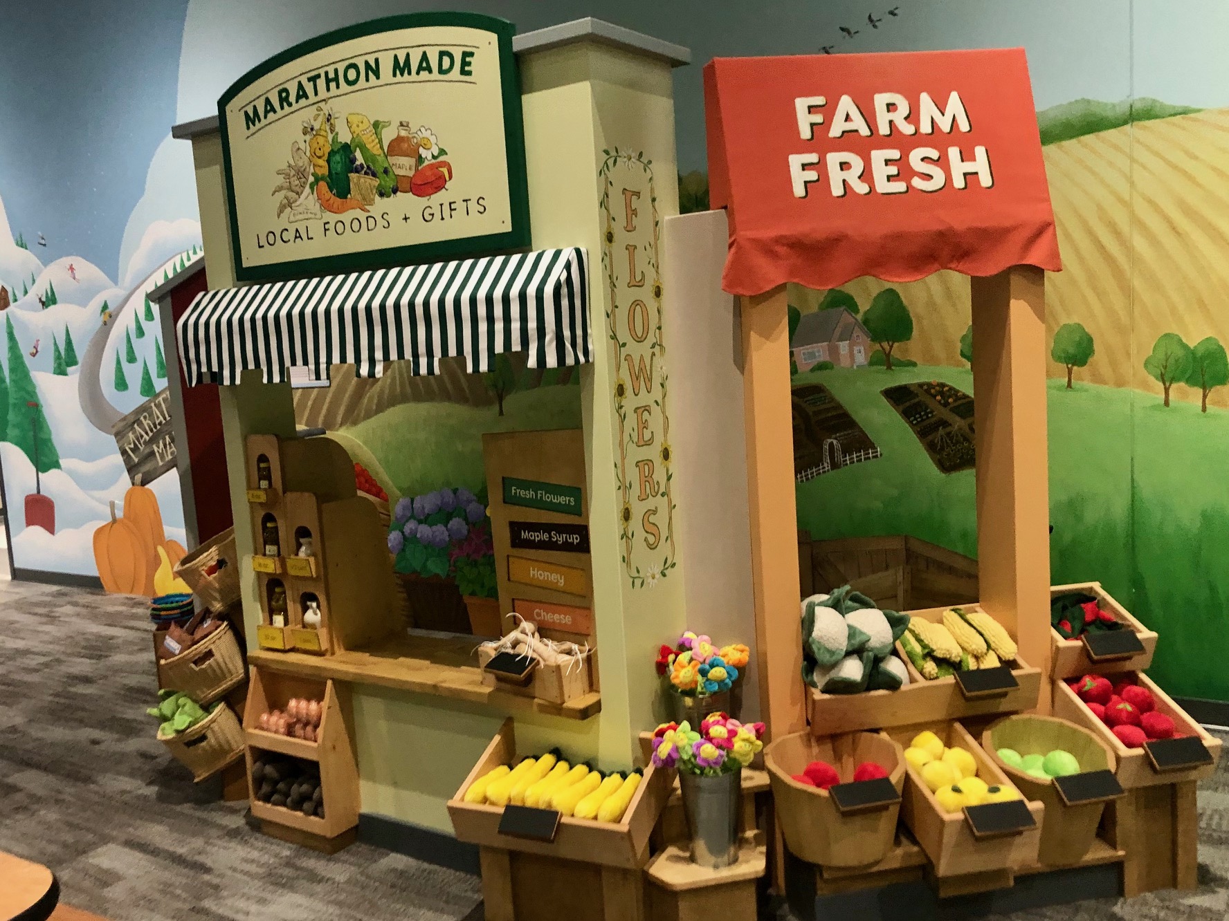 Children's Imaginarium Farmer's Market Display